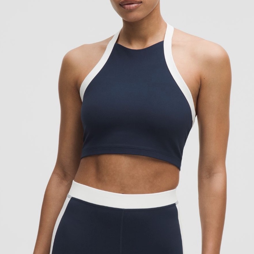 Lululemon Nulu cropped halter tank top